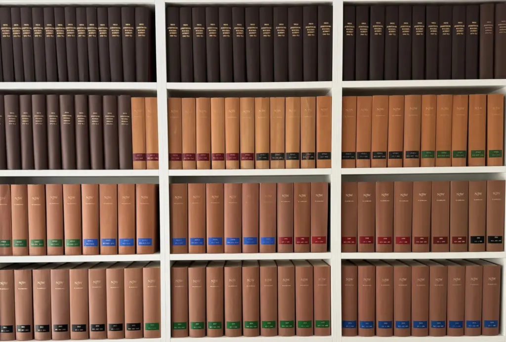 Juristische Fachbibliothek in der Kanzlei